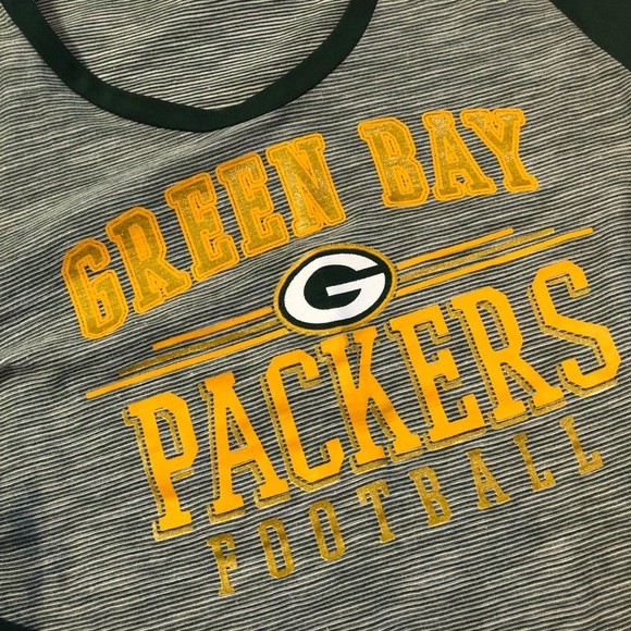 NFL Green Bay Packers long sleeve stripped tee - Picture 2 of 2